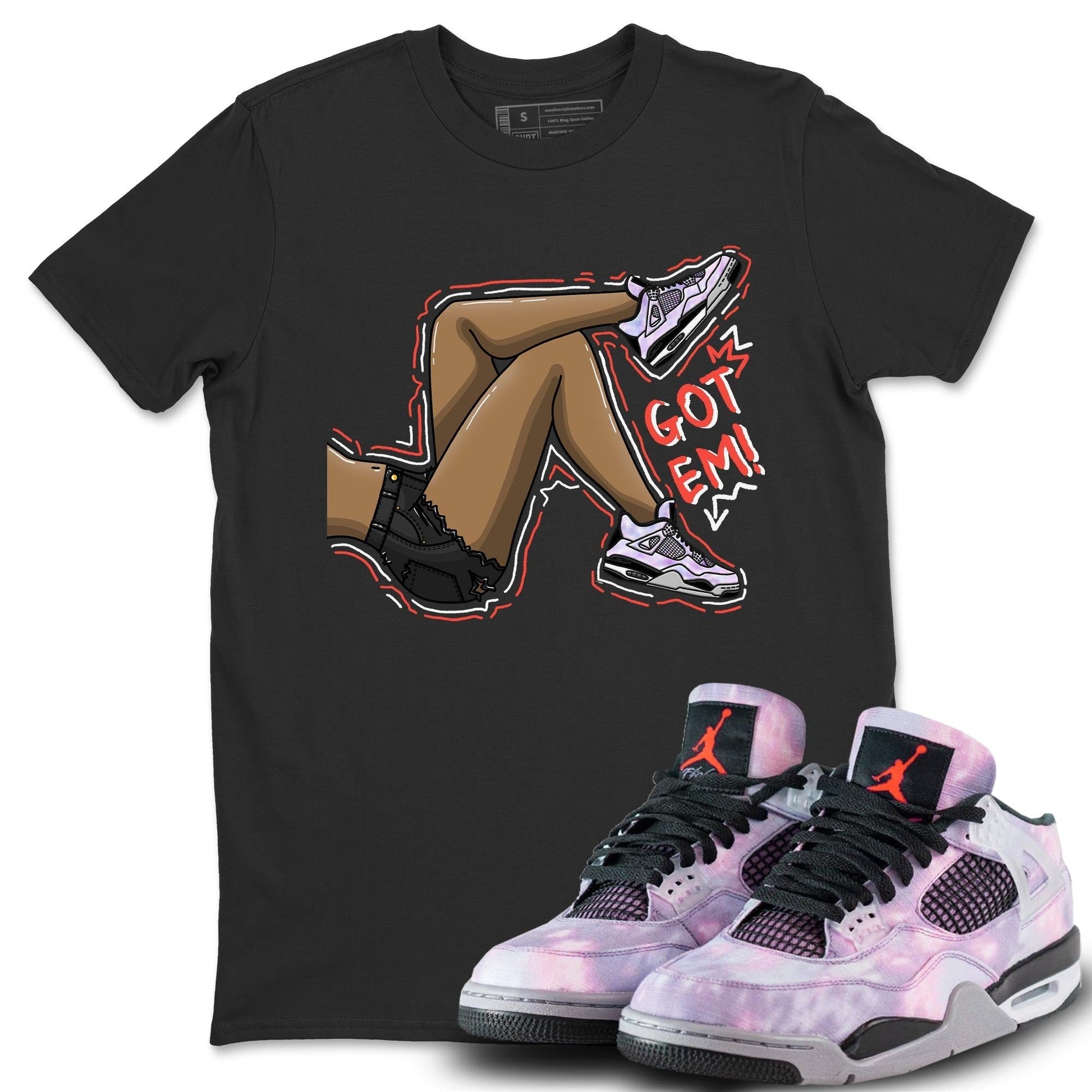 Jordan 4 Zen Master Sneaker Match Tees Got Em Legs Sneaker Tees Jordan 4 Zen Master Sneaker Release Tees Unisex Shirts