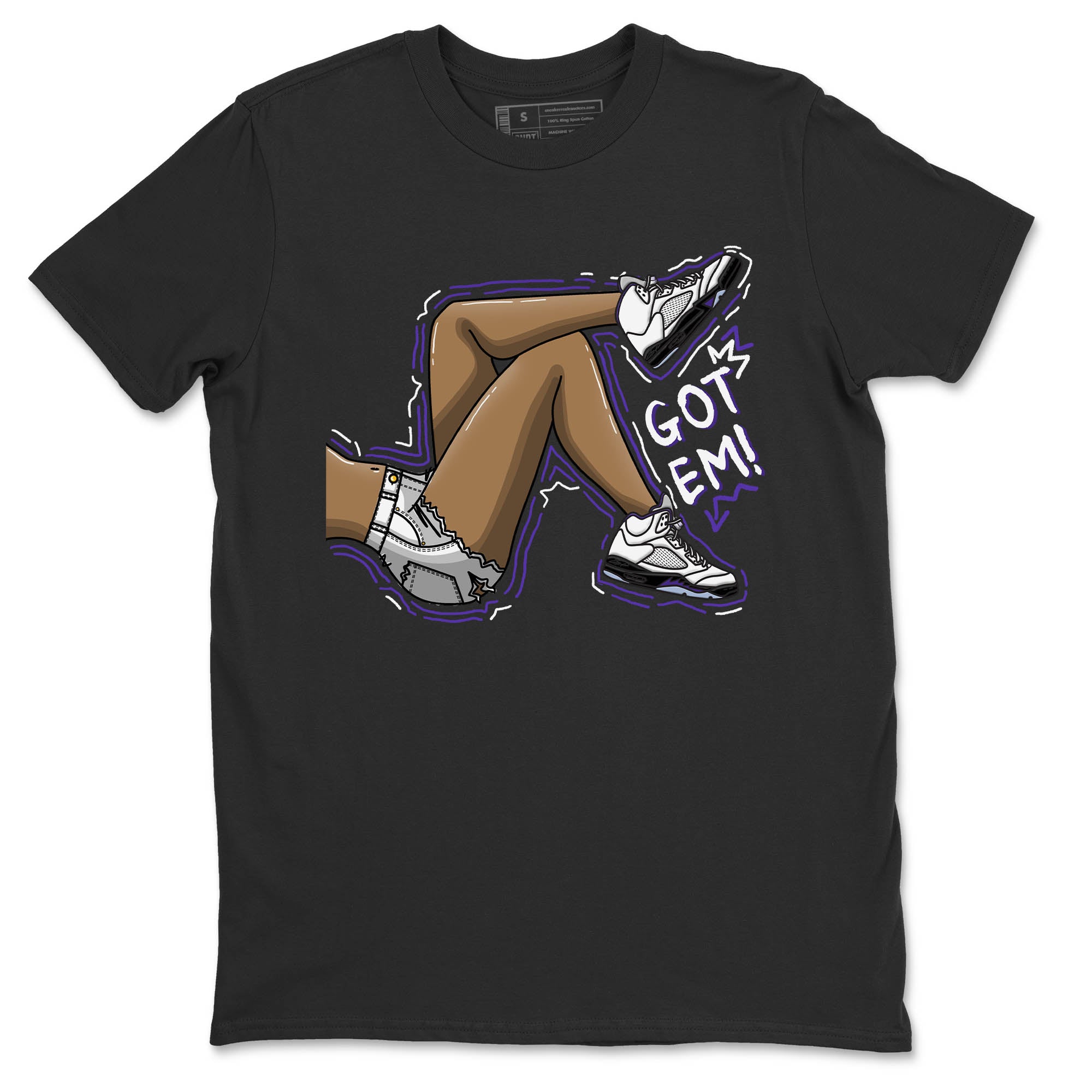 Jordan 5 Concord Sneaker Match Tees Got Em Legs Sneaker Tees Jordan 5 Concord Sneaker Release Tees Unisex Shirts