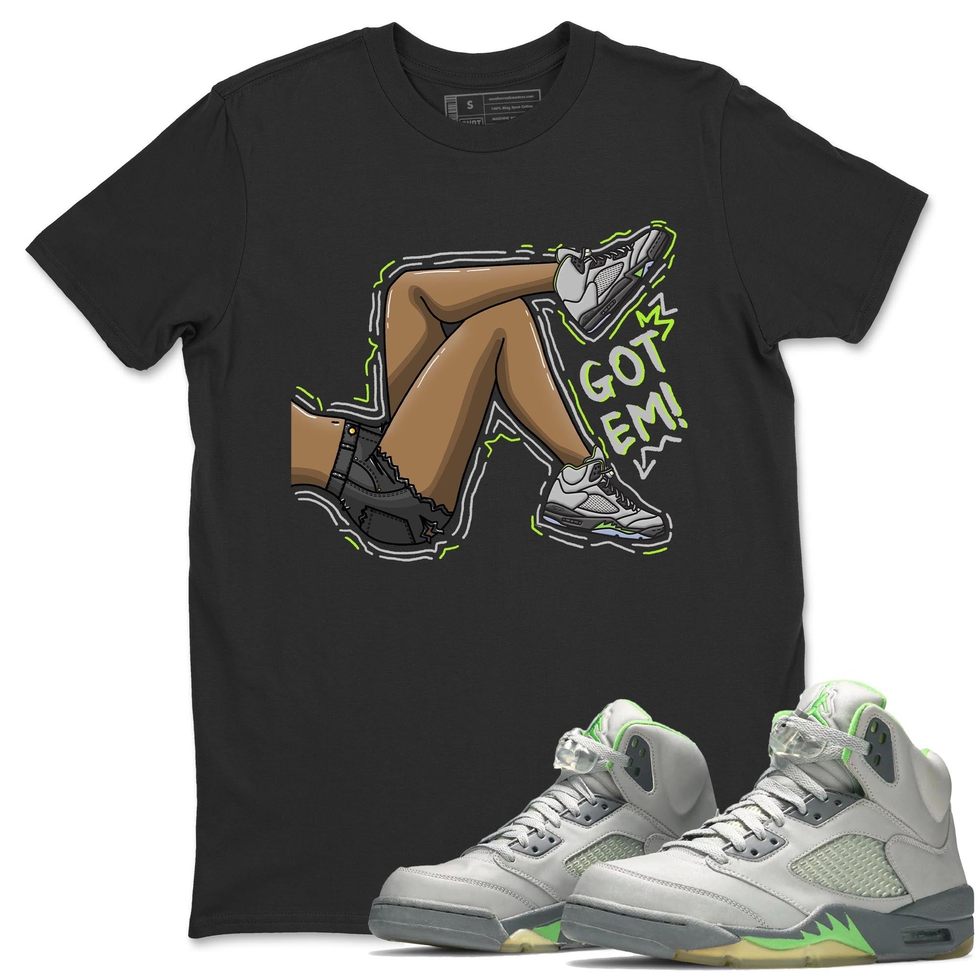 Jordan 5 Green Bean Sneaker Match Tees Got Em Legs Sneaker Tees Jordan 5 Green Bean Sneaker Release Tees Unisex Shirts