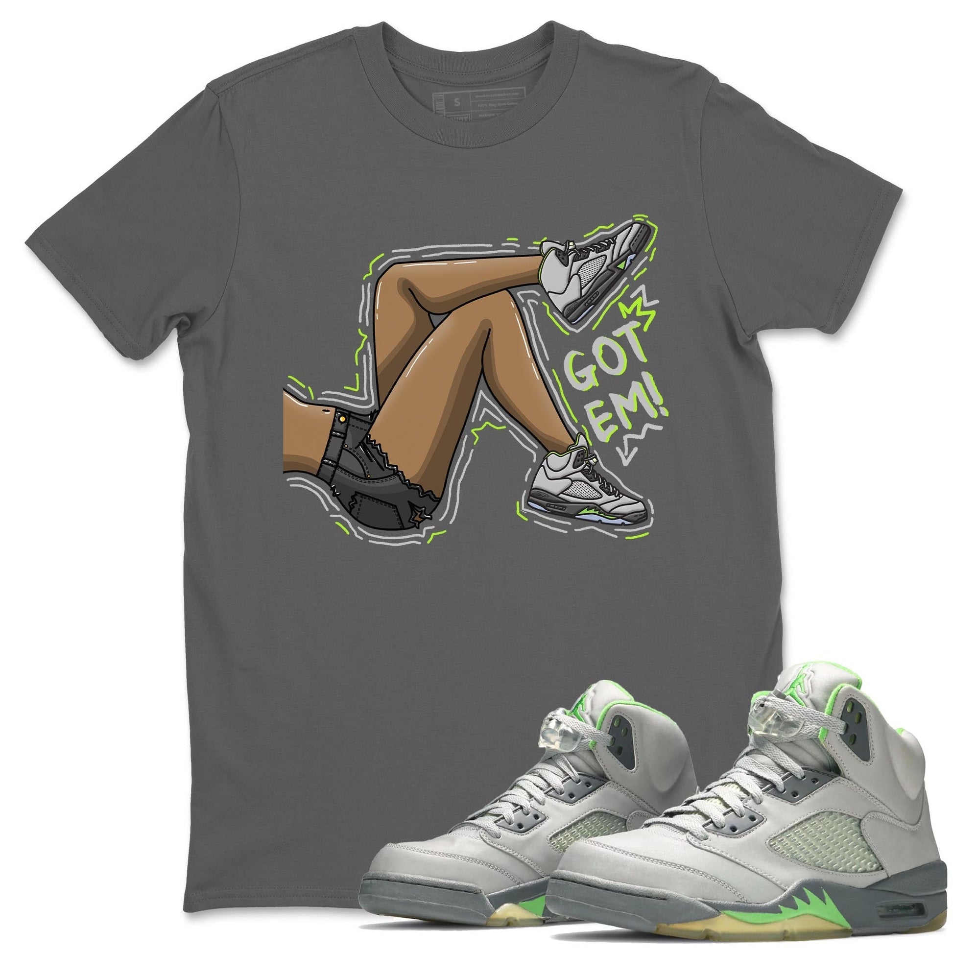 Jordan 5 Green Bean Sneaker Match Tees Got Em Legs Sneaker Tees Jordan 5 Green Bean Sneaker Release Tees Unisex Shirts