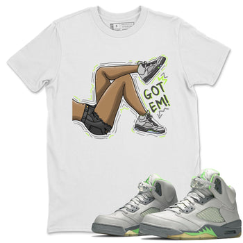 Jordan 5 Green Bean Sneaker Match Tees Got Em Legs Sneaker Tees Jordan 5 Green Bean Sneaker Release Tees Unisex Shirts