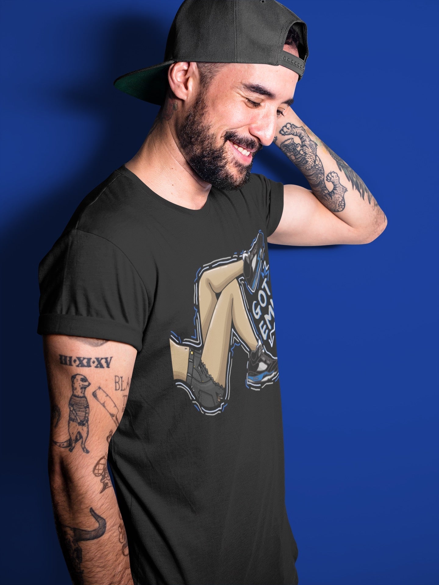 Jordan 5 Racer Blue Sneaker Match Tees Got Em Legs Sneaker Tees Jordan 5 Racer Blue Sneaker Release Tees Unisex Shirts