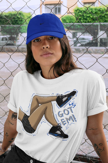 Jordan 5 Racer Blue Sneaker Match Tees Got Em Legs Sneaker Tees Jordan 5 Racer Blue Sneaker Release Tees Unisex Shirts