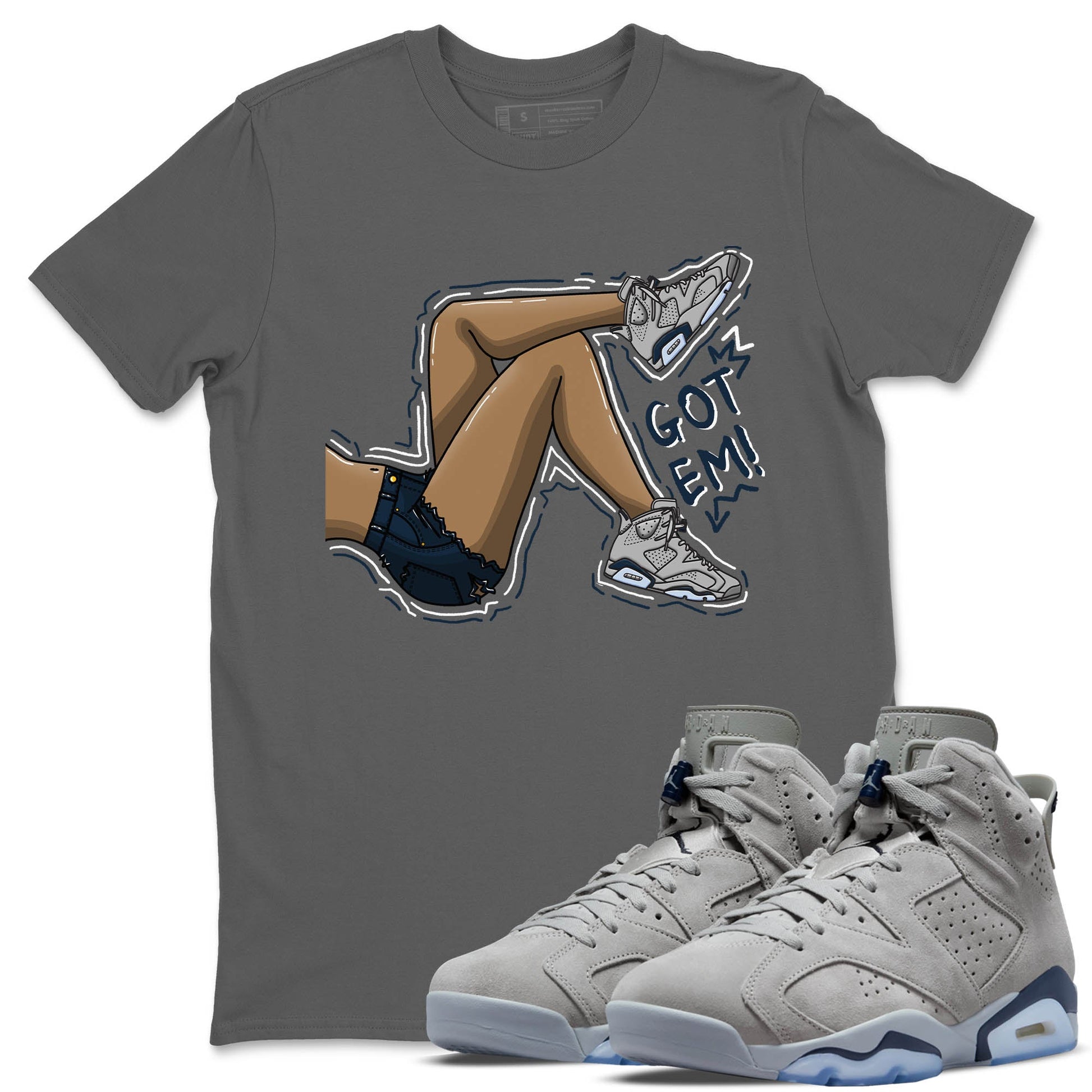 Jordan 6 Georgetown Sneaker Match Tees Got Em Legs Sneaker Tees Jordan 6 Georgetown Sneaker Release Tees Unisex Shirts