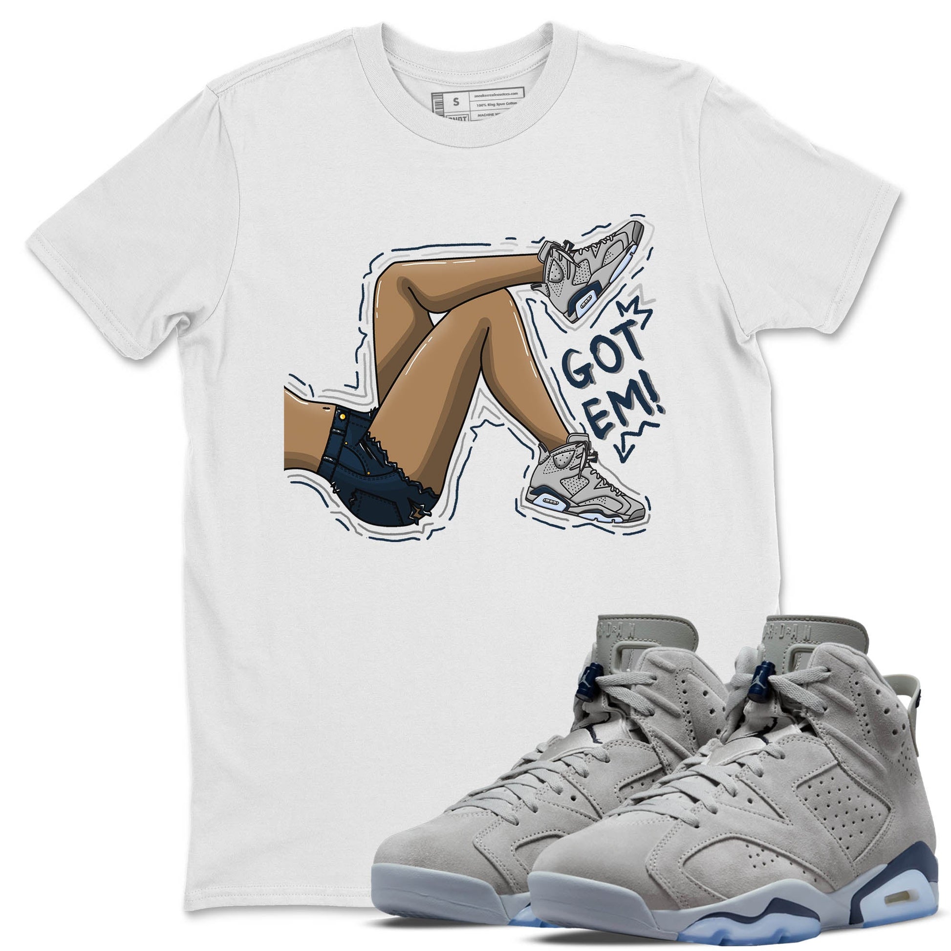 Jordan 6 Georgetown Sneaker Match Tees Got Em Legs Sneaker Tees Jordan 6 Georgetown Sneaker Release Tees Unisex Shirts