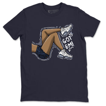 Jordan 6 Midnight Navy Sneaker Match Tees Got Em Legs Sneaker Tees Jordan 6 Midnight Navy Sneaker Release Tees Unisex Shirts