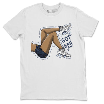 Jordan 6 Midnight Navy Sneaker Match Tees Got Em Legs Sneaker Tees Jordan 6 Midnight Navy Sneaker Release Tees Unisex Shirts