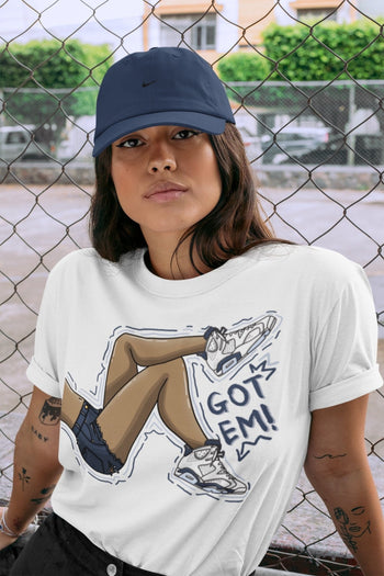 Jordan 6 Midnight Navy Sneaker Match Tees Got Em Legs Sneaker Tees Jordan 6 Midnight Navy Sneaker Release Tees Unisex Shirts