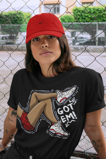 Jordan 6 Red Velvet Cookies Sneaker Match Tees Got Em Legs Sneaker Tees Jordan 6 Red Velvet Cookies Sneaker Release Tees Unisex Shirts