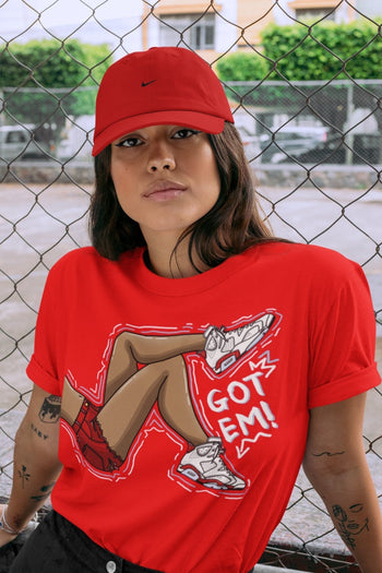 Jordan 6 Red Velvet Cookies Sneaker Match Tees Got Em Legs Sneaker Tees Jordan 6 Red Velvet Cookies Sneaker Release Tees Unisex Shirts
