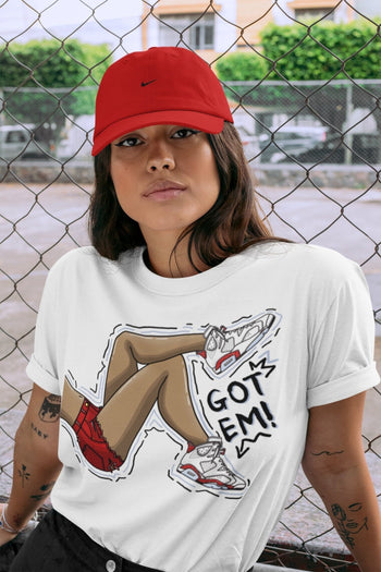Jordan 6 Red Velvet Cookies Sneaker Match Tees Got Em Legs Sneaker Tees Jordan 6 Red Velvet Cookies Sneaker Release Tees Unisex Shirts