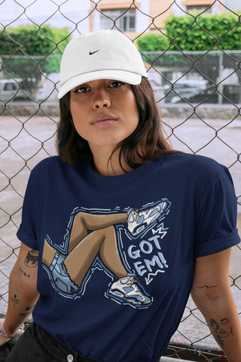 Jordan 6 UNC Sneaker Match Tees Got Em Legs Sneaker Tees Jordan 6 UNC Sneaker Release Tees Unisex Shirts