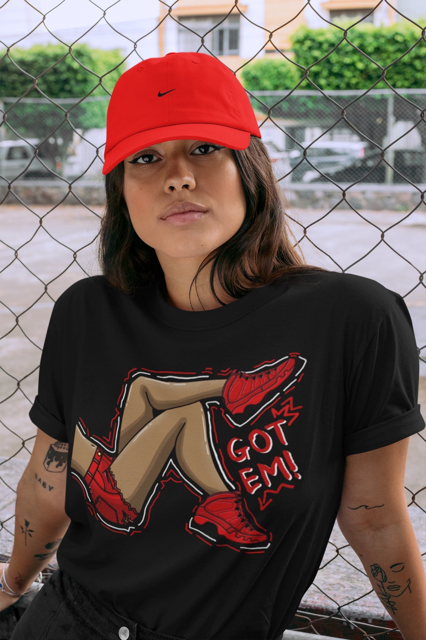 Jordan 9 Chile Red Sneaker Match Tees Got Em Legs Sneaker Tees Jordan 9 Chile Red Sneaker Release Tees Unisex Shirts