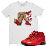 Jordan 9 Chile Red Sneaker Match Tees Got Em Legs Sneaker Tees Jordan 9 Chile Red Sneaker Release Tees Unisex Shirts