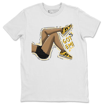 Dunk Championship Goldenrod Sneaker Match Tees Got Em Legs Sneaker Tees Dunk Championship Goldenrod Sneaker Release Tees Unisex Shirts