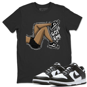 Dunk Panda Sneaker Match Tees Got Em Legs Sneaker Tees Dunk Panda Sneaker Release Tees Unisex Shirts