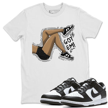 Dunk Panda Sneaker Match Tees Got Em Legs Sneaker Tees Dunk Panda Sneaker Release Tees Unisex Shirts