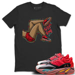 Yeezy 700 Hi-Res Red Sneaker Match Tees Got Em Legs Sneaker Tees Yeezy 700 Hi-Res Red Sneaker Release Tees Unisex Shirts
