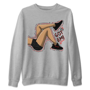 Yeezy 350 Bred shirt to match jordans Got Em Legs sneaker tees Yeezy Boost 350 V2 Bred SNRT Sneaker Release Tees Unisex Heather Grey 2 T-Shirt