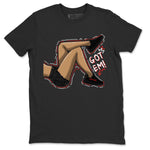 Yeezy 350 Bred shirt to match jordans Got Em Legs sneaker tees Yeezy Boost 350 V2 Bred SNRT Sneaker Release Tees Unisex Black 2 T-Shirt