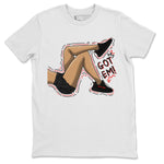 Yeezy 350 Bred shirt to match jordans Got Em Legs sneaker tees Yeezy Boost 350 V2 Bred SNRT Sneaker Release Tees Unisex White 2 T-Shirt