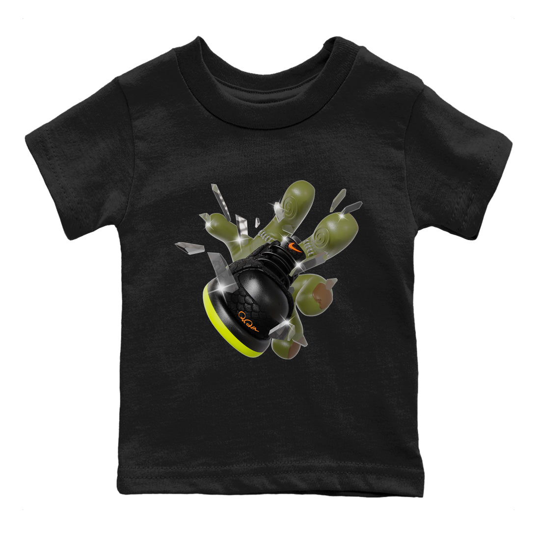 Dunk Mid Premium shirt to match jordans Got Em Zombie sneaker tees halloween horror nights Nike Dunk Halloween SNRT Sneaker Release Tees Baby Toddler Black 2 T-Shirt
