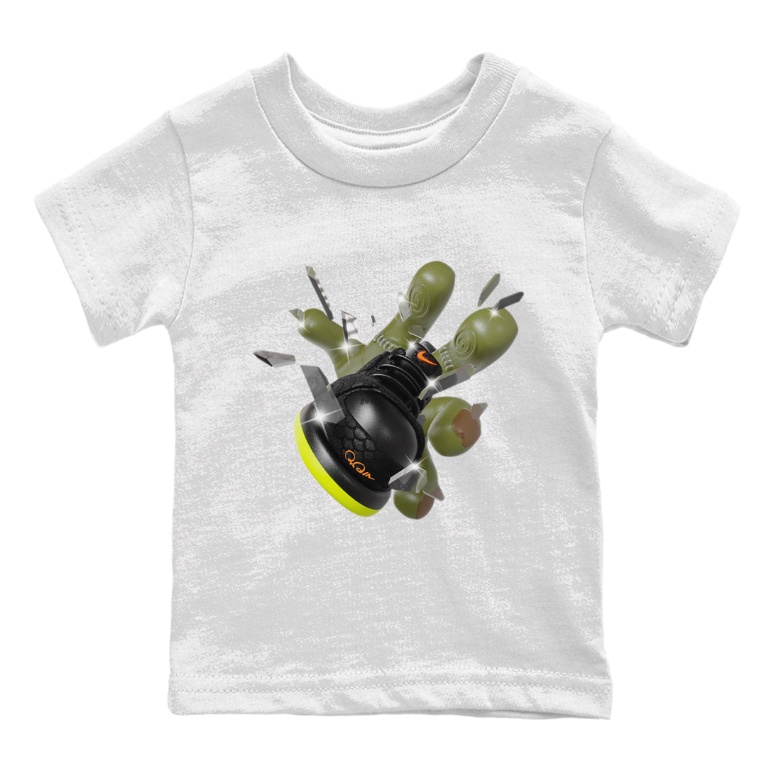 Dunk Mid Premium shirt to match jordans Got Em Zombie sneaker tees halloween horror nights Nike Dunk Halloween SNRT Sneaker Release Tees Baby Toddler White 2 T-Shirt
