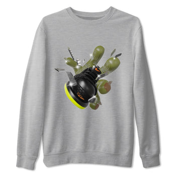 Dunk Mid Premium shirt to match jordans Got Em Zombie sneaker tees halloween horror nights Nike Dunk Halloween SNRT Sneaker Release Tees Unisex Heather Grey 2 T-Shirt