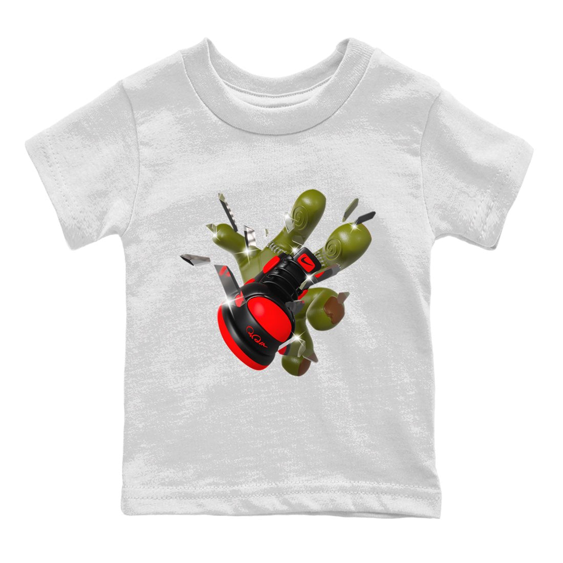 Air Jordan 1 Satin Bred shirt to match jordans Got Em Zombie Hand sneaker tees halloween dress AJ1 Satin Bred SNRT Sneaker Release Tees Baby Toddler White 2 T-Shirt