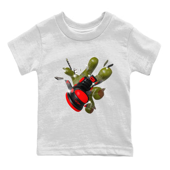 Air Jordan 1 Satin Bred shirt to match jordans Got Em Zombie Hand sneaker tees halloween dress AJ1 Satin Bred SNRT Sneaker Release Tees Baby Toddler White 2 T-Shirt