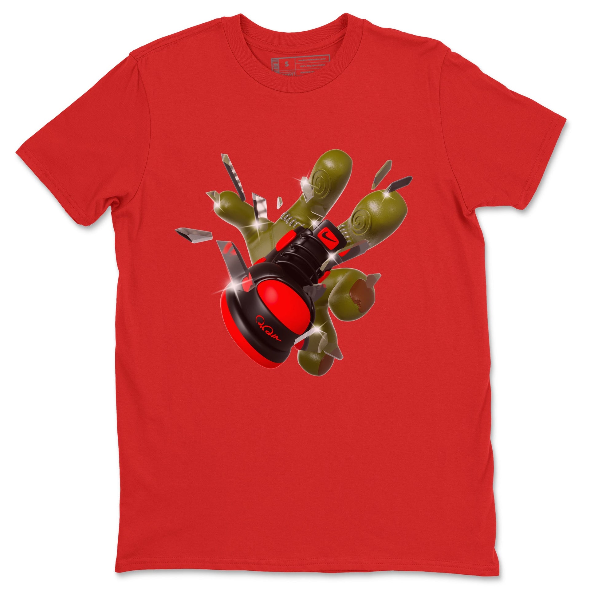Air Jordan 1 Satin Bred shirt to match jordans Got Em Zombie Hand sneaker tees halloween dress AJ1 Satin Bred SNRT Sneaker Release Tees Unisex Red 2 T-Shirt