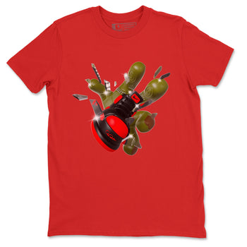 Air Jordan 1 Satin Bred shirt to match jordans Got Em Zombie Hand sneaker tees halloween dress AJ1 Satin Bred SNRT Sneaker Release Tees Unisex Red 2 T-Shirt