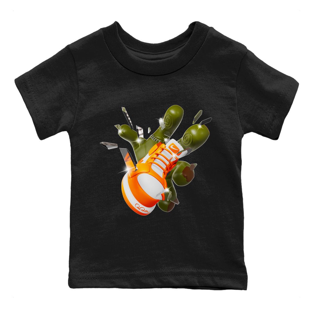 Air Jordan 1 Starfish shirt to match jordans Got Em Zombie Hand sneaker tees halloween dress AJ1 Starfish SNRT Sneaker Release Tees Baby Toddler Black 2 T-Shirt
