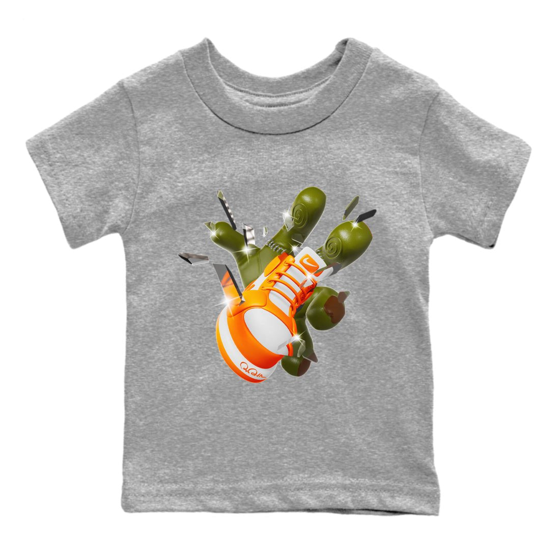 Air Jordan 1 Starfish shirt to match jordans Got Em Zombie Hand sneaker tees halloween dress AJ1 Starfish SNRT Sneaker Release Tees Baby Toddler Heather Grey 2 T-Shirt