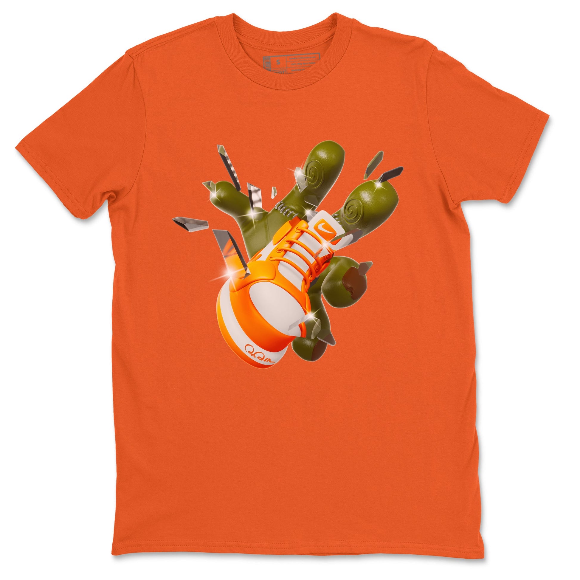 Air Jordan 1 Starfish shirt to match jordans Got Em Zombie Hand sneaker tees halloween dress AJ1 Starfish SNRT Sneaker Release Tees Unisex Orange 2 T-Shirt