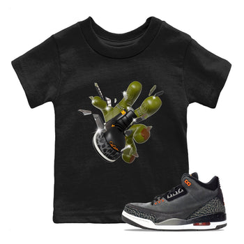 Air Jordan 3 Fear shirt to match jordans Got Em Zombie Hand sneaker tees halloween dress AJ3 Fear SNRT Sneaker Release Tees Baby Toddler Black 1 T-Shirt