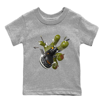 Air Jordan 3 Fear shirt to match jordans Got Em Zombie Hand sneaker tees halloween dress AJ3 Fear SNRT Sneaker Release Tees Baby Toddler Heather Grey 2 T-Shirt