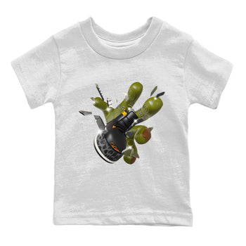 Air Jordan 3 Fear shirt to match jordans Got Em Zombie Hand sneaker tees halloween dress AJ3 Fear SNRT Sneaker Release Tees Baby Toddler White 2 T-Shirt