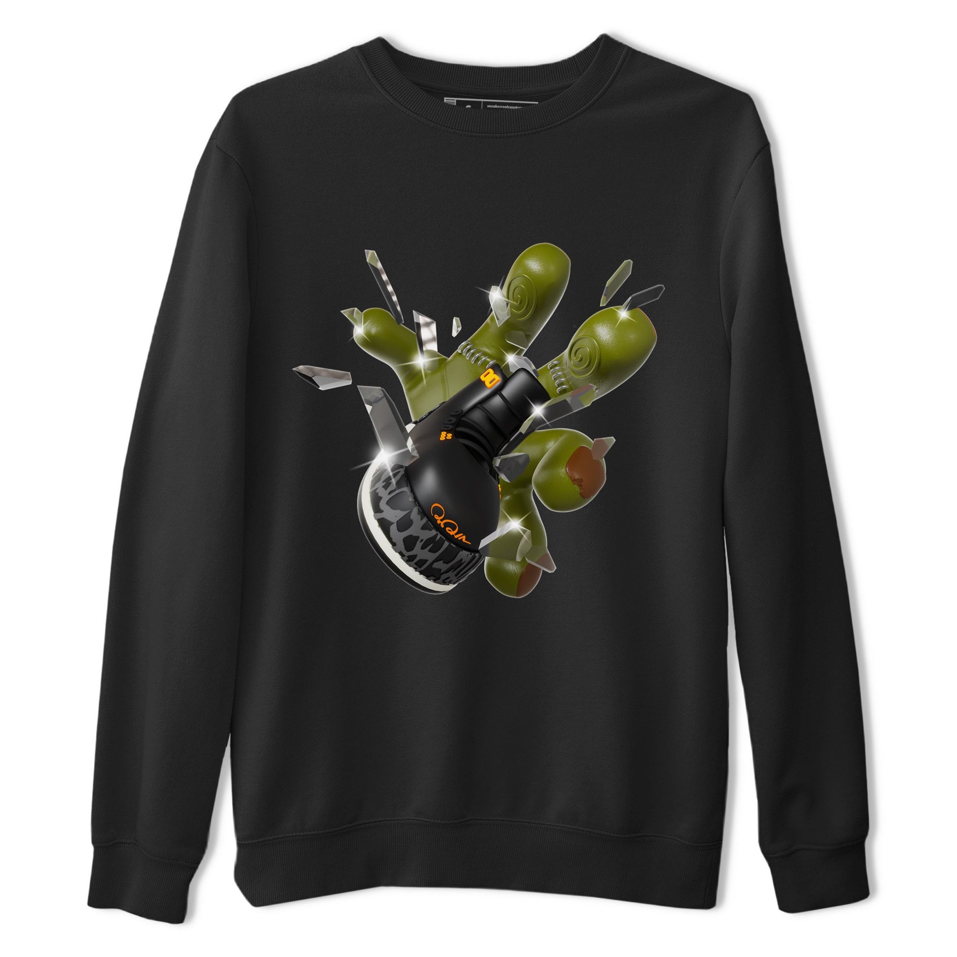 Air Jordan 3 Fear shirt to match jordans Got Em Zombie Hand sneaker tees halloween dress AJ3 Fear SNRT Sneaker Release Tees Unisex Black 2 T-Shirt