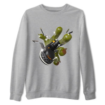 Air Jordan 3 Fear shirt to match jordans Got Em Zombie Hand sneaker tees halloween dress AJ3 Fear SNRT Sneaker Release Tees Unisex Heather Grey 2 T-Shirt