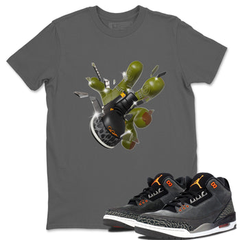 Air Jordan 3 Fear shirt to match jordans Got Em Zombie Hand sneaker tees halloween dress AJ3 Fear SNRT Sneaker Release Tees Unisex Cool Grey 1 T-Shirt