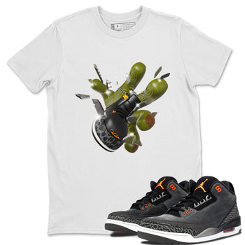 Air Jordan 3 Fear shirt to match jordans Got Em Zombie Hand sneaker tees halloween dress AJ3 Fear SNRT Sneaker Release Tees Unisex White 1 T-Shirt