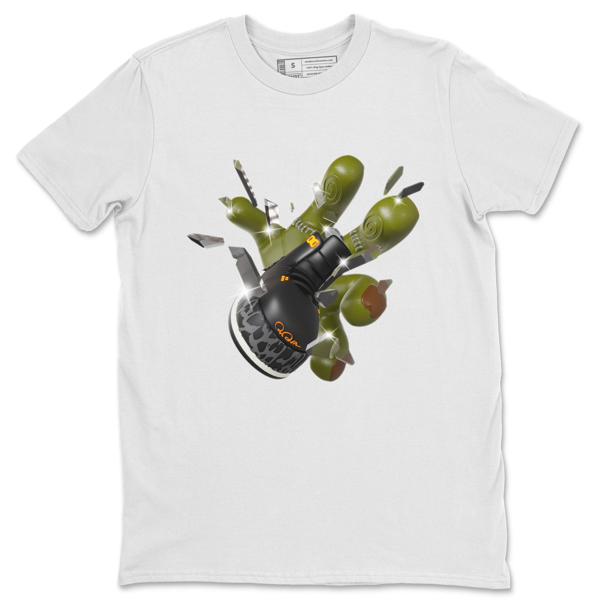 Air Jordan 3 Fear shirt to match jordans Got Em Zombie Hand sneaker tees halloween dress AJ3 Fear SNRT Sneaker Release Tees Unisex White 2 T-Shirt