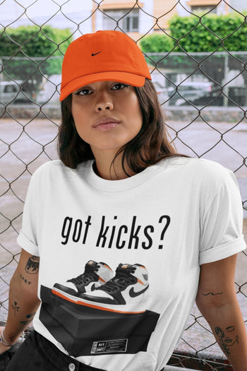 Jordan 1 Electro Orange Sneaker Match Tees Got Kicks Sneaker Tees Jordan 1 Electro Orange Sneaker Release Tees Unisex Shirts