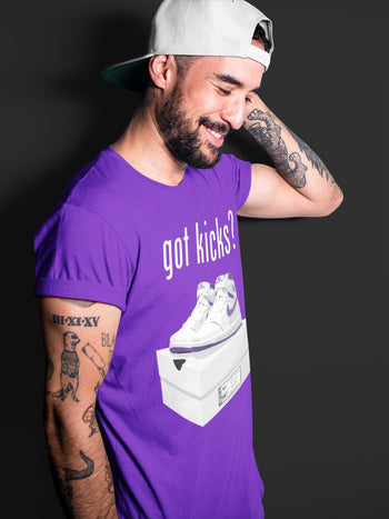 Jordan 1 WMNS Court Purple Sneaker Match Tees Got Kicks Sneaker Tees Jordan 1 WMNS Court Purple Sneaker Release Tees Unisex Shirts