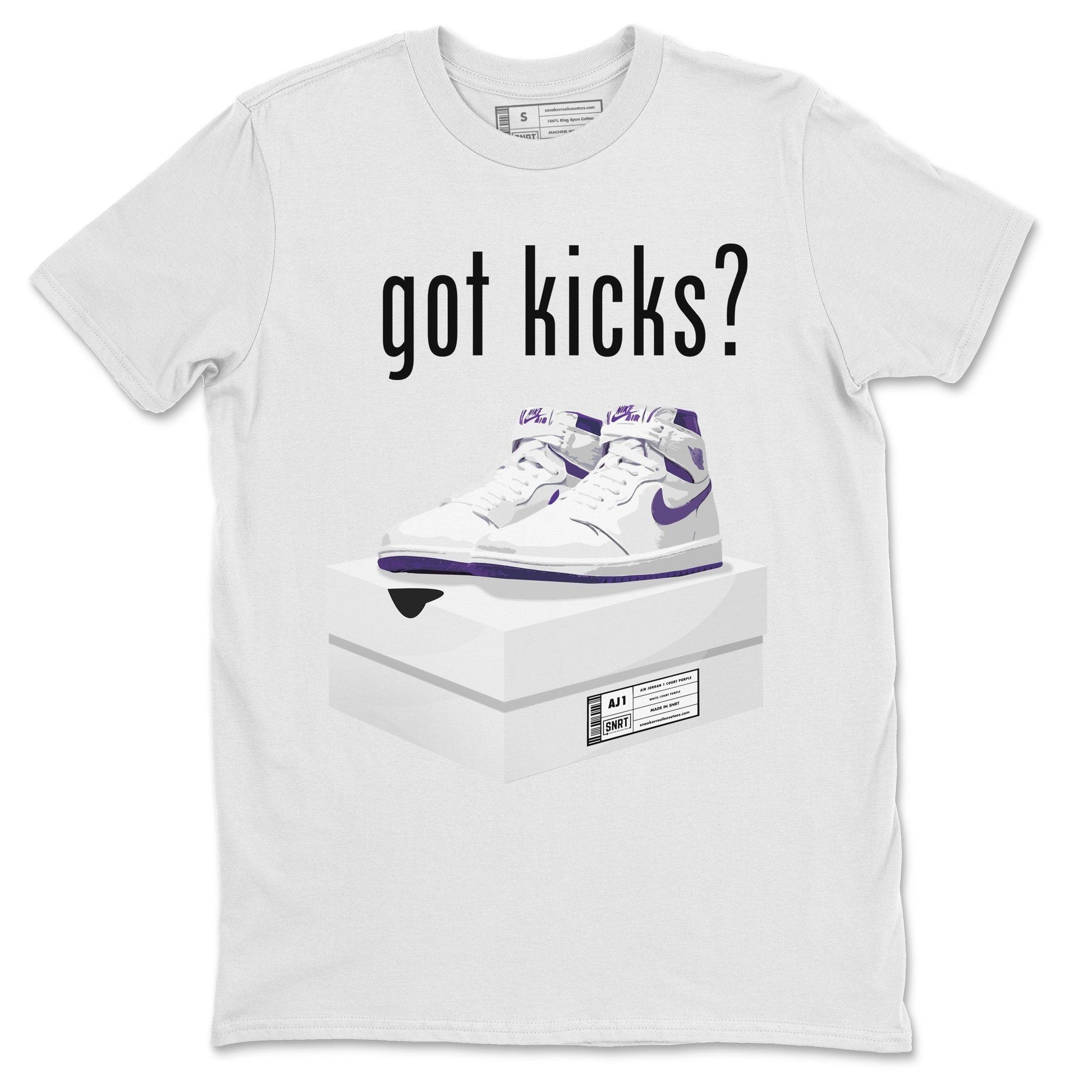 Jordan 1 WMNS Court Purple Sneaker Match Tees Got Kicks Sneaker Tees Jordan 1 WMNS Court Purple Sneaker Release Tees Unisex Shirts