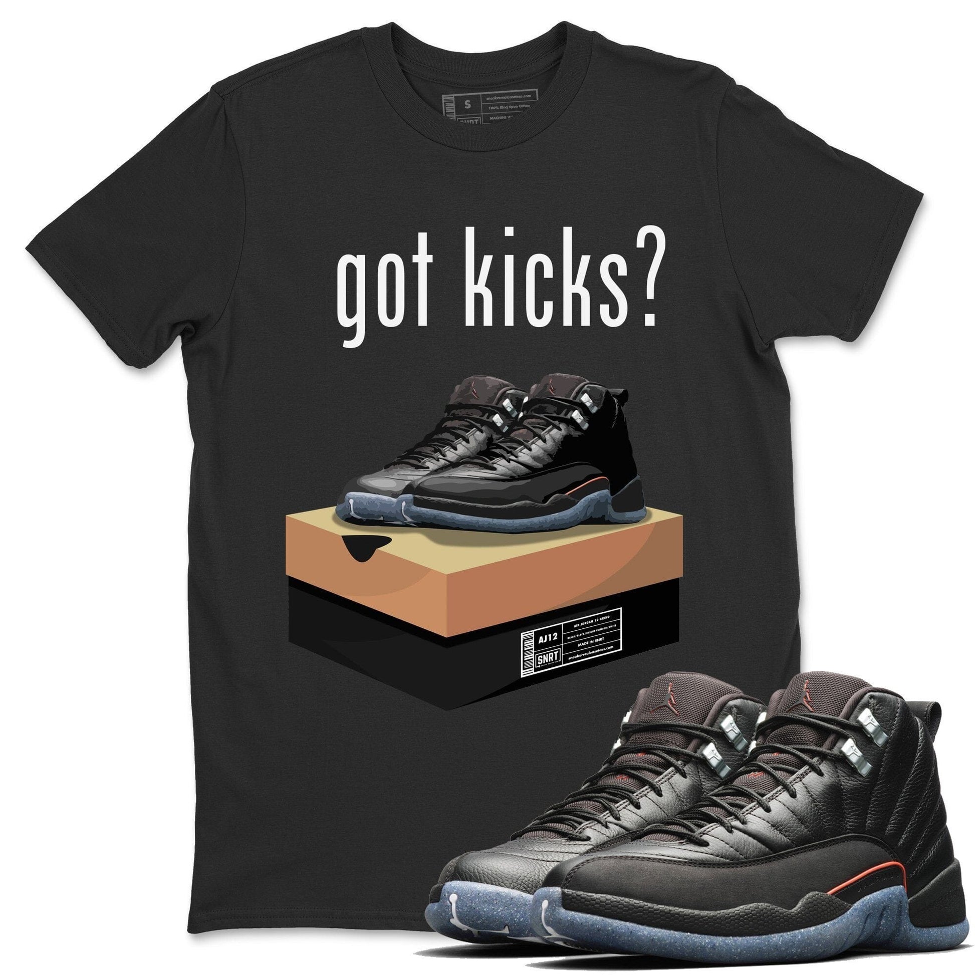 Jordan 12 Grind Sneaker Match Tees Got Kicks Sneaker Tees Jordan 12 Grind Sneaker Release Tees Unisex Shirts