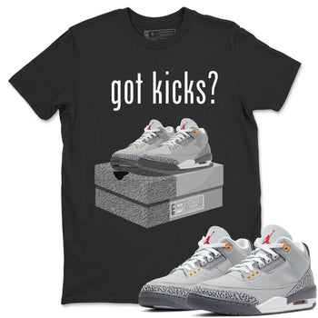 Jordan 3 Cool Grey Sneaker Match Tees Got Kicks Sneaker Tees Jordan 3 Cool Grey Sneaker Release Tees Unisex Shirts