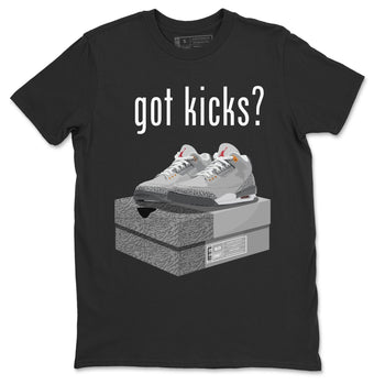 Jordan 3 Cool Grey Sneaker Match Tees Got Kicks Sneaker Tees Jordan 3 Cool Grey Sneaker Release Tees Unisex Shirts