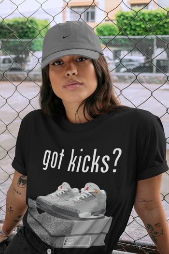 Jordan 3 Cool Grey Sneaker Match Tees Got Kicks Sneaker Tees Jordan 3 Cool Grey Sneaker Release Tees Unisex Shirts